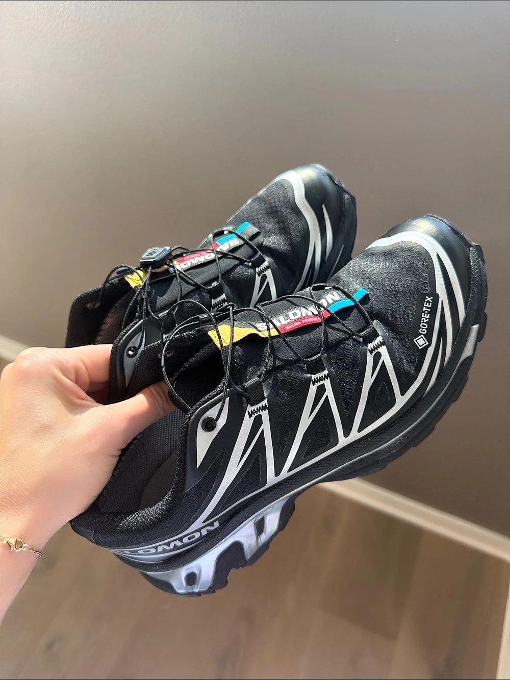 Salomon Speedcross Trail Running Shoes Black & White US 7.5
